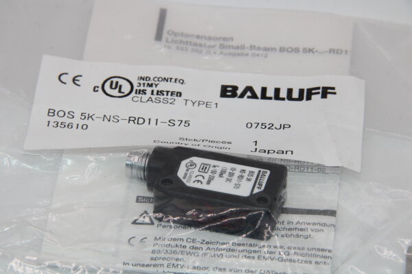 BALLUFF BOS 5K-NS-RD11-S75 135610 Reflexionslichtschranke