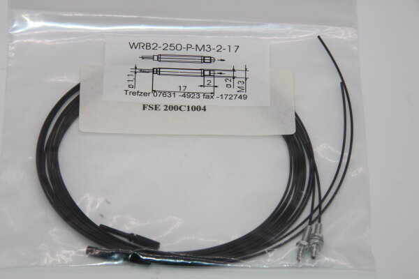 Trefzer-Sensoren WRB2-250-P-M3-2-17 (101369) Lichtleiter