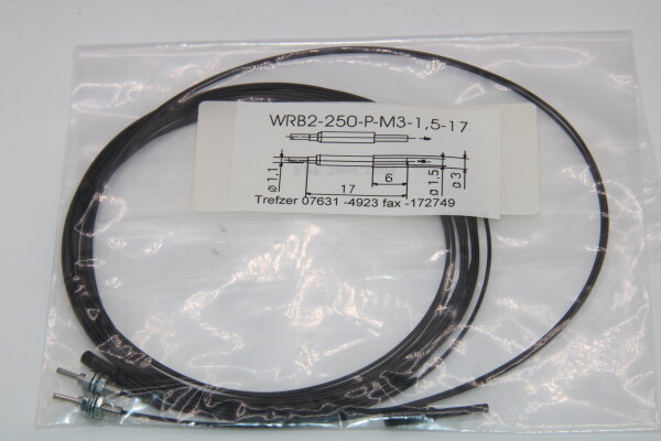 Trefzer-Sensoren WRB2-250-P-M3-1,5-17 Lichtleiter