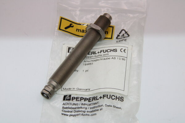 PEPPERL+FUCHS AS12/80 189993 Anschlagschraube