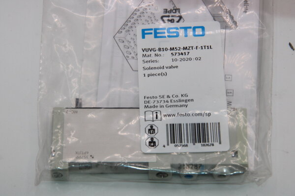 FESTO VUVG-B10-M52-MZT-F-1T1L 573417 Magnetventil