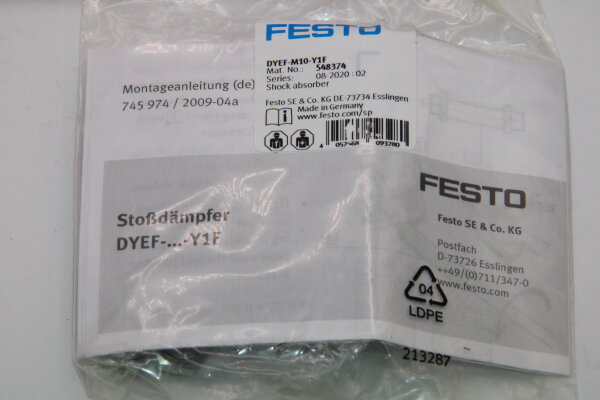 FESTO DYEF-M10-Y1F 548374 Stoßdämpfer Dämpfer