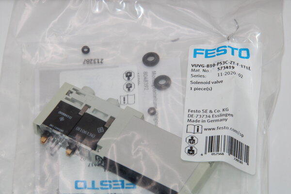 FESTO VUVG-B10-P3C-ZT-F-1T1L 573419 Magnetventil