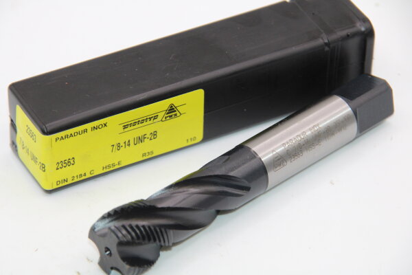PWZ prototyp Gewindebohrer 7/8-14 UNF-2B HSSE DIN2184C Sackloch