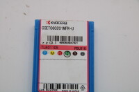 KYOCERA CCET060201MFR-U Wendeschneidplatten 10 Stück