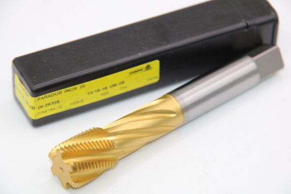 PWZ prototyp Gewindebohrer 13/16-16 UN-2B 26-26356 PARADUR INOX 25 HSSE Sackloch