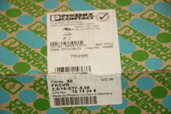 PHOENIX CONTACT FKCVR 2,5/16-STF-5,08 1874248 Leiterplattenstecker 50 Stück