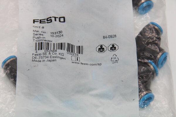 FESTO QSY-8 Y-Steckverbinder 153150 10 Stück
