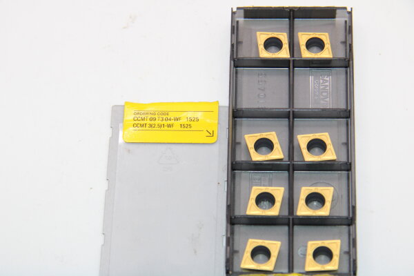 SANDVIK CCMT 09T304-WF 1525 Wendeschneidplatten 8 Stück