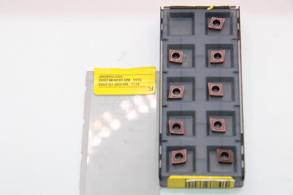 SANDVIK CCGT 060201-UM 1115 Wendeschneidplatten 9 Stk.