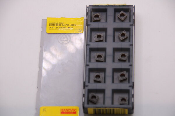 SANDVIK CCMT 060204-PM 4425 Wendeschneidplatten 10 Stk.