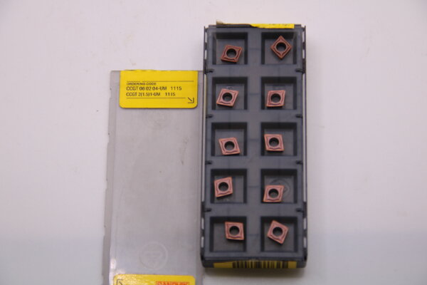 SANDVIK CCGT 060204-UM 1115 Wendeschneidplatten 9 Stk.