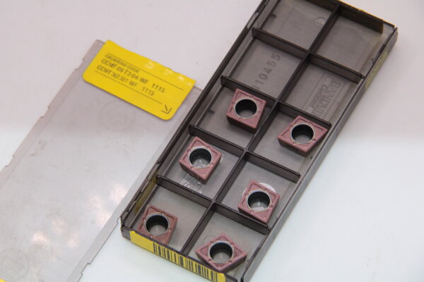 SANDVIK CCMT 09T304-WF 1115 Wendeschneidplatten 6 Stück