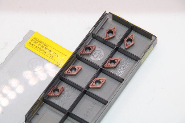 SANDVIK DCMT 070208-UM 1125 Wendeschneidplatten 7 Stk.