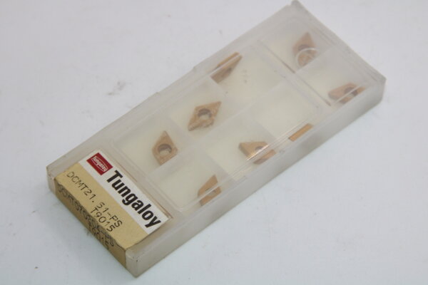 TUNGALOY  DCMT070204-PS T9015 Wendeschneidplatten 10 Stück