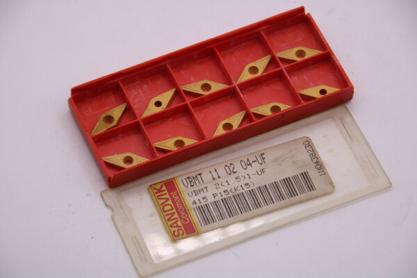 SANDVIK VBMT 110204-UF Wendeschneidplatten 10 Stück