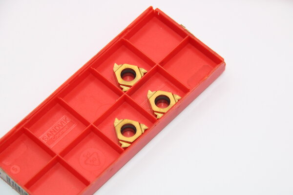 SANDVIK R166.0G-16UN01-120 60ISO-12 EXTR 1020 Gewindeplatten 3 Stk.