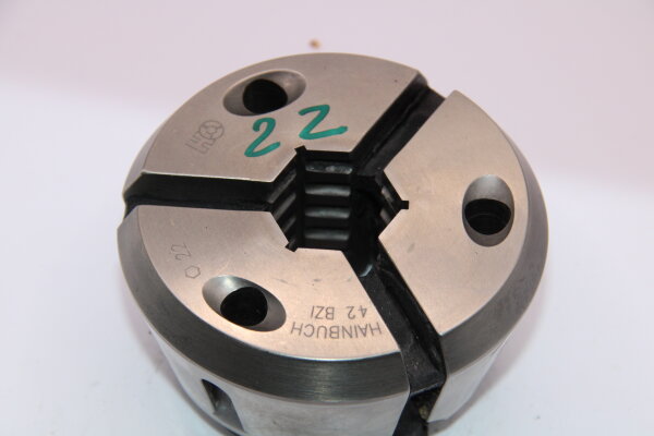 HAINBUCH 42 BZI 22mm 6Kant Spannkopf Längs.-Querrillen