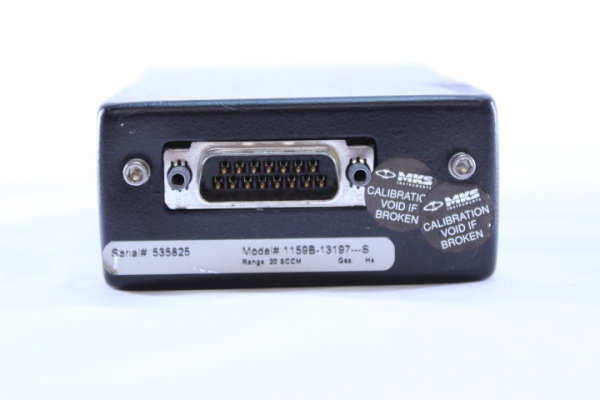 mks Mass Flow Controller 1159B-13197-S 20 sccm He
