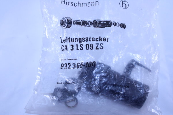 Hirschmann Leistungsstecker CA3LS09ZS
