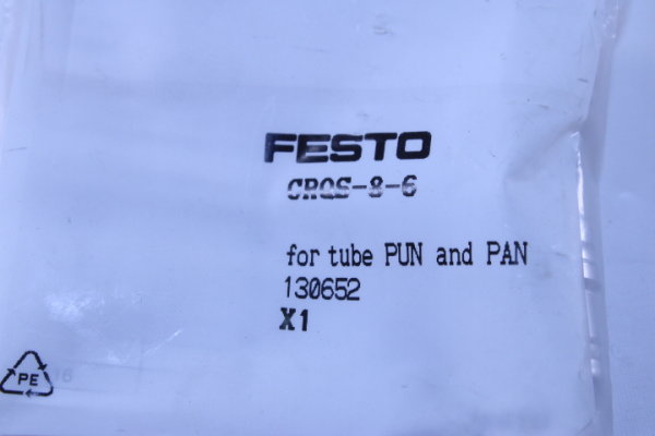 FESTO CRQS-8-6 (130652)  Edelstahl Steckverschraubung