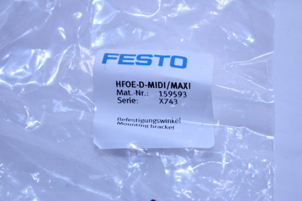 FESTO Befestigungswinkel HFOE-D-MIDI/MAXI (159593)