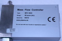 DIENER Mass Flow Controller  MFC 303D 50 sccm (Air)