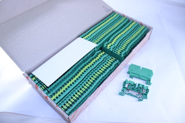 WEIDMÜLLER 100 Stück Klemmen ZPE4 1632080000