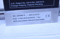 mks Mass Flow Controller 2179AX22CR1BVS037S Viton 200 sccm