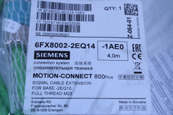 SIEMENS 6FX8002-2EQ14-1AE0 Signalkabel  4,0 meter