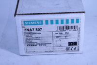 SIEMENS 3NA7 807 NH Sicherungseinsatz 3 Stück