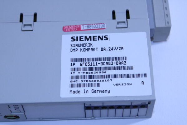 SIEMENS SINUMERIK 6FC5111-0CA03-0AA2