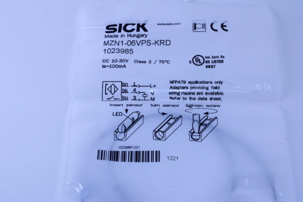 SICK Sensor MZN1-06VPS-KRD (1023985)