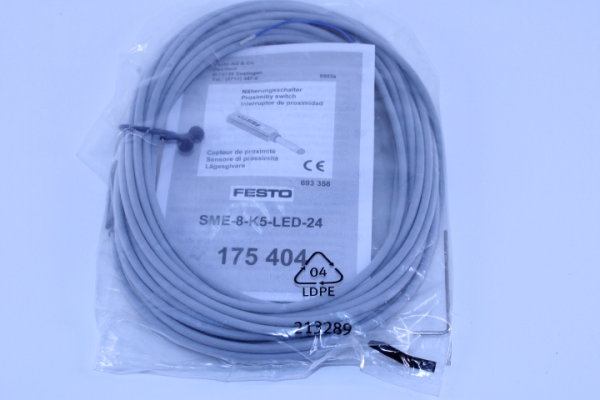 FESTO Induktiver Näherungsschalter SME-8-K5-LED-24 (175404)