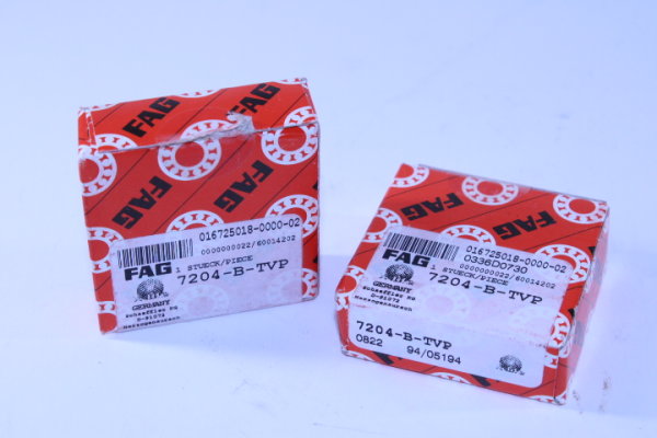 2 Stück FAG 7204-B-TVP Rillenkugellager
