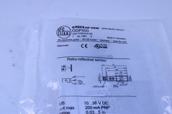 IFM electronic OPG500 Sensor