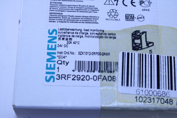 SIEMENS 3RF2920-0FA08 Leistungsregler