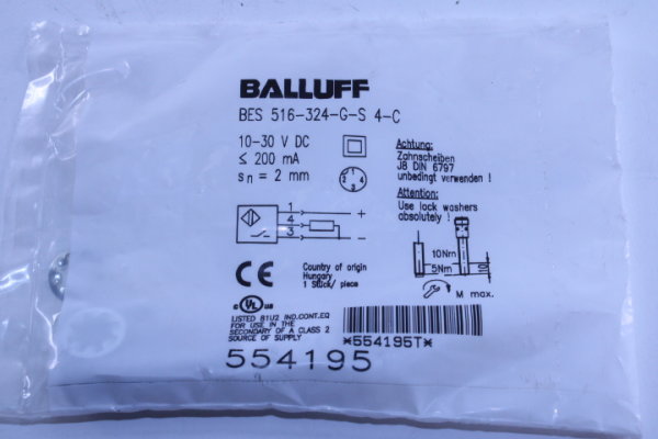 BALLUFF BES 516-324-G-S 4-C  Sensor