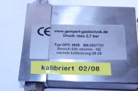 GAMPERL Mass Flow Controller GFC 3035 500mln/min N2