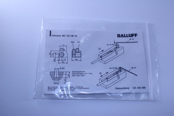 BALLUFF Haltewinkel BMF 303-HW-40