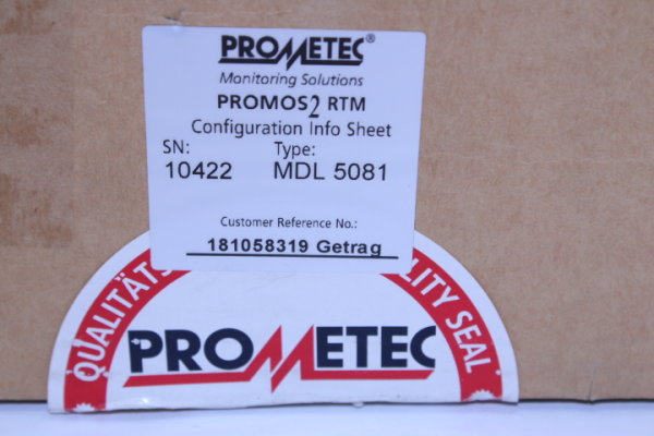 Prometec PROMOS2 Real Time Monitor Typ MDL 5081