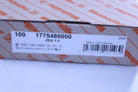 WEIDMÜLLER 100 Stück Klemmen ZDU 1,5 (1775480000)
