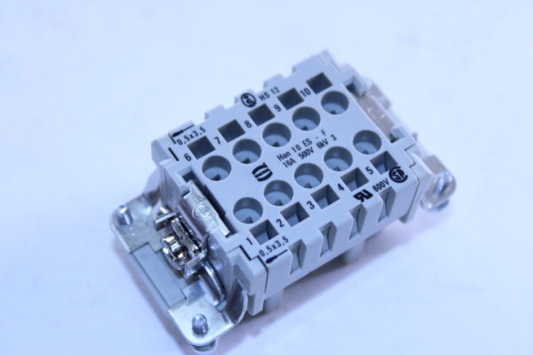 HARTING Typ HAN 10ES-BU  10 polig Buchseneinsatz