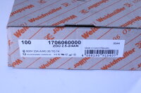 WEIDMÜLLER Klemmen ZDU 2,5-2/4AN   (1706060000) 100 Stück