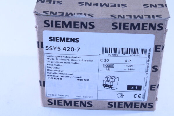 SIEMENS 5SY5 420-7  Leistungsschalter