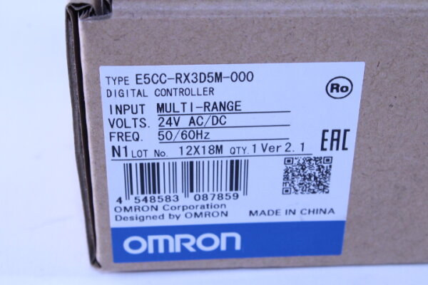 OMRON Temperaturregler  E5CC-RX3D5M-000 Digital Controller