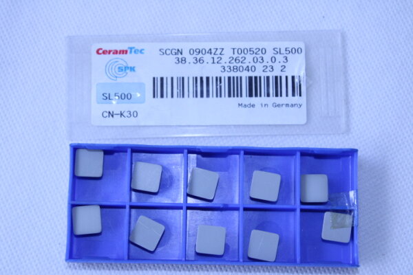 CERAMTEC SCGN 0904ZZ T00520  SL500 Wendeschneidplatten 10 Stück