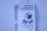 BÜRKERT 6213 A 10,0 FKM VA 2/2 Wege- Magnetventil