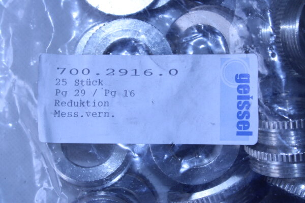 GEISSEL Reduktion PG29/PG16  700.2916.0 25 Stück