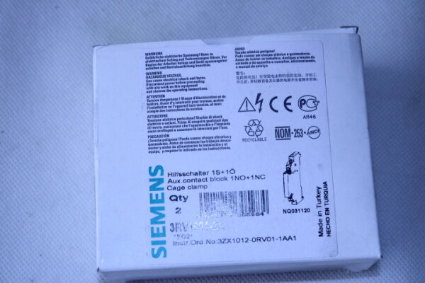 SIEMENS Hilfsschalter 3RV1901-2A  2 Stück